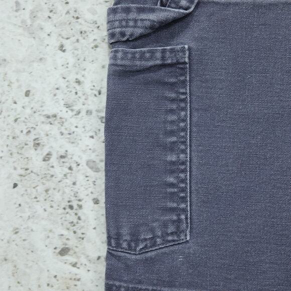 RARE Vintage Carhartt B25 PTB Petrol Blue - Grey Carpenter Shorts 30x8 - Picture 5 of 14